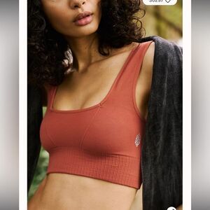 NWT Free People Movement Good Karma Square-Neck Bra